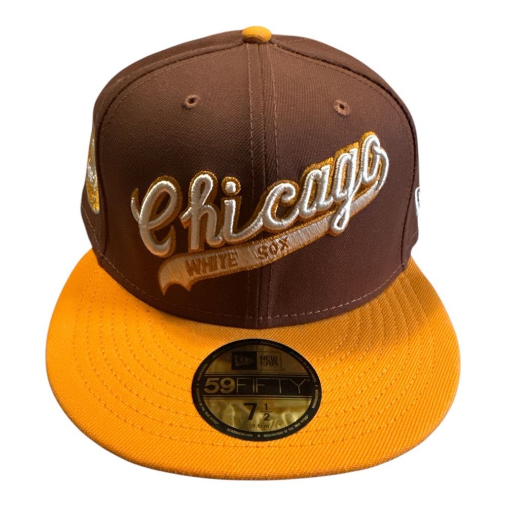 Chicago White Sox New Era 59Fifty Fitted 7 1/2 Tiramisu Embroidered Brown